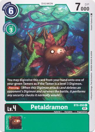 Petaldramon BT6 050 Common Double Diamond BT06 Singles Petaldramon BT6 050 Common Double Diamond BT06 Singles