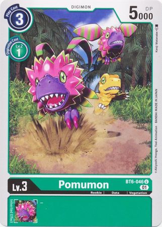 Pomumon BT6 046 Uncommon Double Diamond BT06 Singles Pomumon BT6 046 Uncommon Double Diamond BT06 Singles