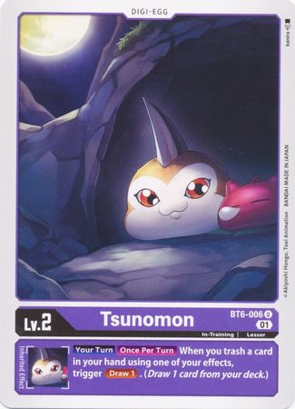 Tsunomon BT6 006 Uncommon Tsunomon BT6 006 Uncommon