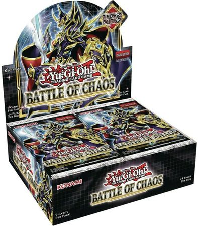 New and Sealed 1st Edition YuGiOh Battle of Chaos Booster Box of 24 Packs