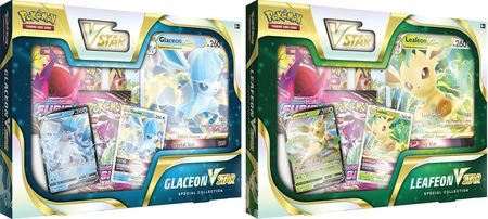 Glaceon VSTAR Leafeon VSTAR Special Collection Box Bundle Pokemon Pokemon Lots Bundles Glaceon VSTAR Leafeon VSTAR Special Collection Box Bundle Pokemon Pokemon Lots Bundles