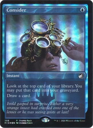 Consider 388 Promo Pack Foil Promo Magic The Gathering Promo Cards Consider 388 Promo Pack Foil Promo Magic The Gathering Promo Cards