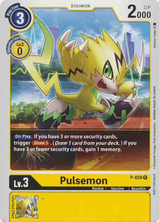 Pulsemon P 028 Promo All Digimon Promos Pulsemon P 028 Promo All Digimon Promos