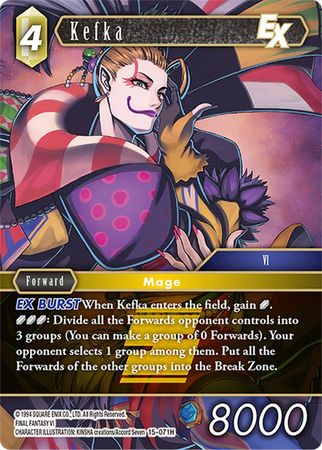 Kefka EX 15 071H Hero Opus XV Collection Crystal Dominion Singles Kefka EX 15 071H Hero Opus XV Collection Crystal Dominion Singles