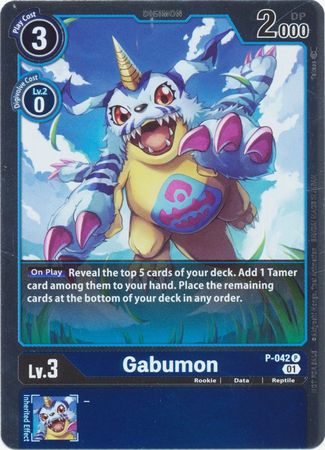 Gabumon P 042 P Promo Gabumon P 042 P Promo