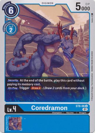 Coredramon ST8 06 Uncommon Coredramon ST8 06 Uncommon