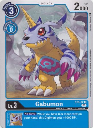 Gabumon ST8 02 Common Starter Deck 08 Ulforce Veedramon Gabumon ST8 02 Common Starter Deck 08 Ulforce Veedramon