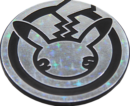 Celebrations Pokemon 25 Logo Collectible Coin (Silver Star Holofoil)