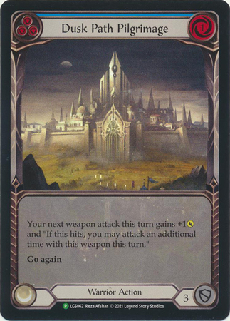 Dusk Path Pilgrimage Blue LGS062 Rainbow Foil Promo Dusk Path Pilgrimage Blue LGS062 Rainbow Foil Promo