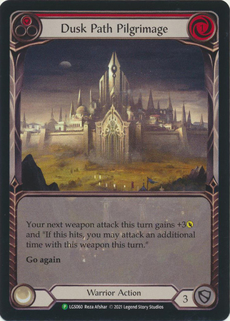 Dusk Path Pilgrimage Red LGS060 Rainbow Foil Promo Dusk Path Pilgrimage Red LGS060 Rainbow Foil Promo