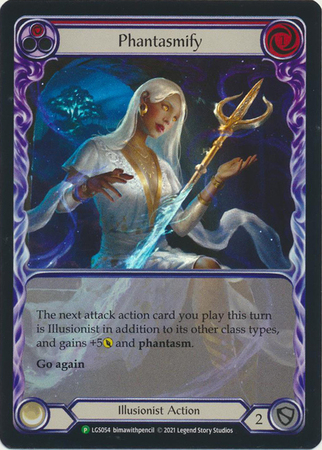 Phantasmify Red LGS054 Extended Art Rainbow Foil Promo Phantasmify Red LGS054 Extended Art Rainbow Foil Promo