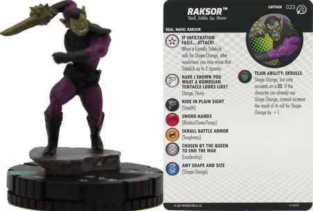 Raksor #023 Uncommon Avengers Fantastic Four Empyre Marvel Heroclix