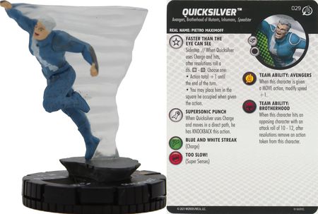 Heroclix Avengers #058 Quicksilver Marvel Super Selten 