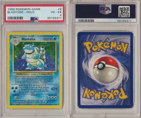 Blastoise 2 102 PSA 4 VG EX Holo Unlimited Base Set 5371 Base Set Unlimited Singles Blastoise 2 102 PSA 4 VG EX Holo Unlimited Base Set 5371 Base Set Unlimited Singles