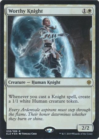 Worthy Knight 036 269 Silver Stamped Foil Worthy Knight 036 269 Silver Stamped Foil