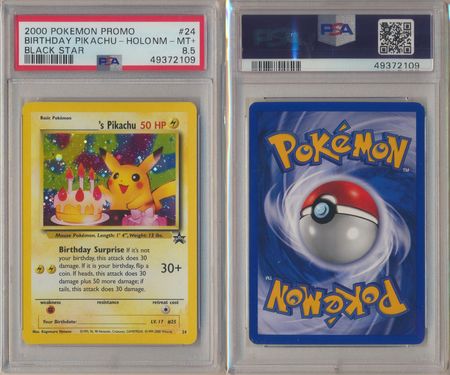 Birthday Pikachu - All Graded & Non-English | TrollAndToad