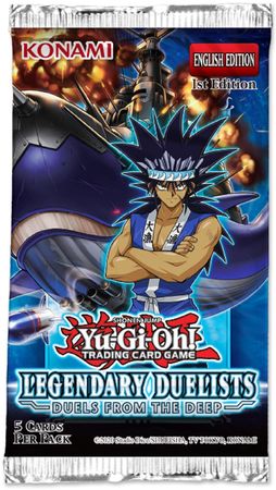 Legendary Duelists Duels from the Deep 1st Edition Booster Pack Yugioh Legendary Duelists Duels from the Deep 1st Edition Booster Pack Yugioh
