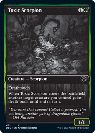 Toxic Scorpion 491 Innistrad Double Feature Singles Toxic Scorpion 491 Innistrad Double Feature Singles