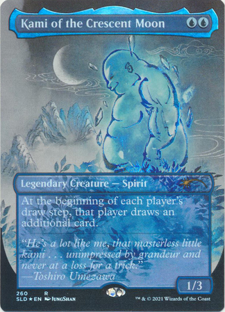 Kami of the Crescent Moon 260 SLD Foil Promo Secret Lair Drop Series Singles Kami of the Crescent Moon 260 SLD Foil Promo Secret Lair Drop Series Singles
