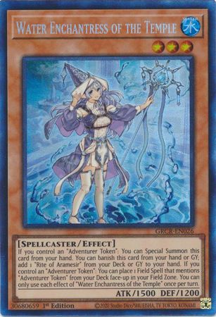 Water Enchantress of the Temple - GRCR-EN026 - Collectors Rare 1st Edition