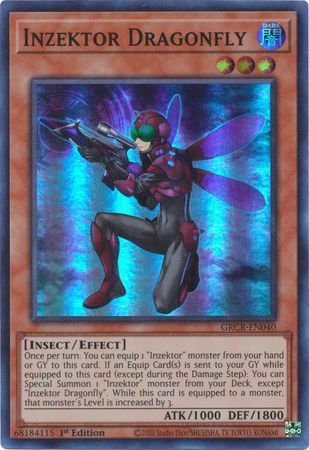 Inzektor Dragonfly ORCS-EN020 Silver Rare Yu-Gi-Oh Card U