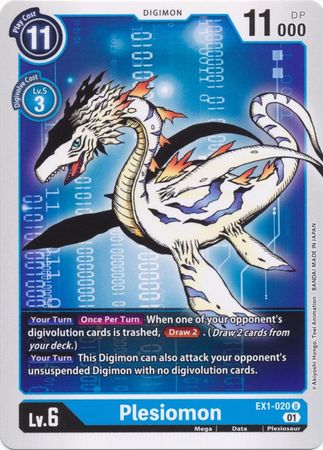 Plesiomon EX1 020 Uncommon Plesiomon EX1 020 Uncommon