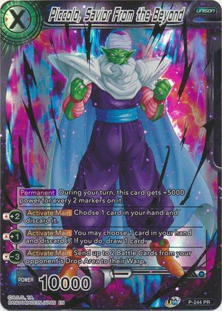 Piccolo Savior from Beyond Gold Stamped P 244 Common Piccolo Savior from Beyond Gold Stamped P 244 Common