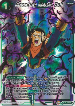Shocking Death Ball Gold Stamped BT5 075 Common Shocking Death Ball Gold Stamped BT5 075 Common