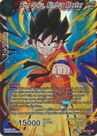 Son Goku, Nimbus Master (Gold Stamped) | TrollAndToad