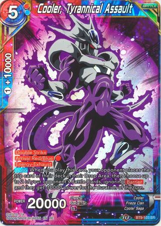 Cooler Tyrannical Assault BT9 103 Super Rare Reprint Cooler Tyrannical Assault BT9 103 Super Rare Reprint