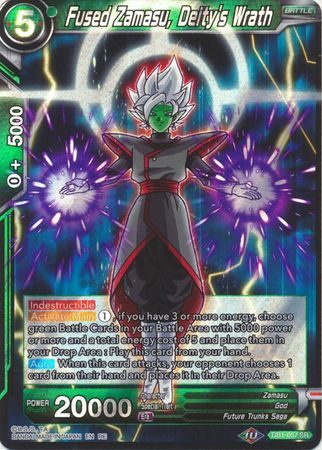 Fused Zamasu Deity s Wrath DB1 057 Super Rare Reprint Fused Zamasu Deity s Wrath DB1 057 Super Rare Reprint
