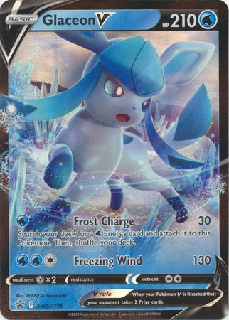 Glaceon V - SWSH196 Ultra Rare Promo – JAB Games13