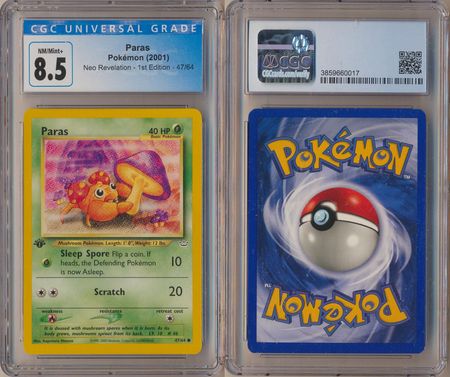 Paras - CGC Graded Pokemon Cards - Pokemon | TrollAndToad