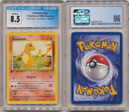 Sammelkartenspiele/Trading Card Games & Zubehör Glumanda 46/102 Pokemon