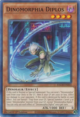 Dinomorphia Diplos BACH EN010 Common 1st Edition Dinomorphia Diplos BACH EN010 Common 1st Edition
