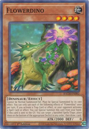 Flowerdino BACH EN082 Common 1st Edition Battle of Chaos 1st Edition Singles Flowerdino BACH EN082 Common 1st Edition Battle of Chaos 1st Edition Singles
