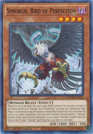 Simorgh Bird of Perfection BACH EN023 Common 1st Edition Simorgh Bird of Perfection BACH EN023 Common 1st Edition