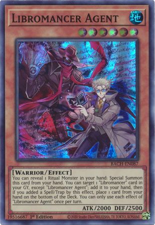 Yugioh Libromancer First Appearance BACH-EN090 Ultra Rare 1st Edition