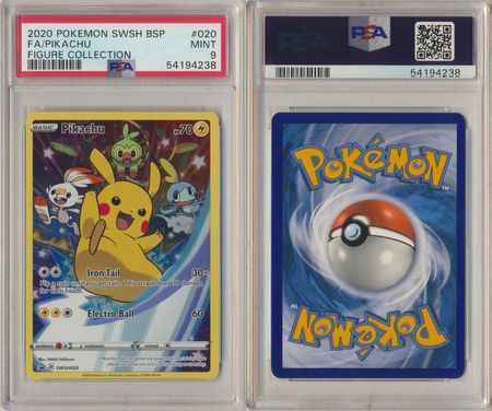 Pokémon online Pikachu Promo PSA 9 SWSH020