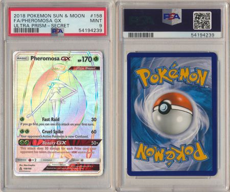 Pheromosa GX - 158/156 - Secret Rare - Pokemon Singles » Sun