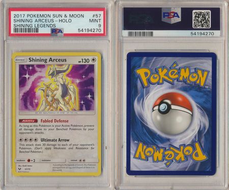 Pokemon PSA 9 sale Shining Arceus