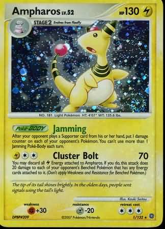 Pokemon Ampharos 1/111 1st store edition perfect condition