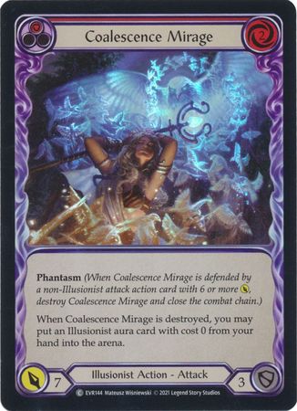 Coalescence Mirage Red EVR144 Common Rainbow Foil 1st Edition Everfest 1st Edition Foil Singles Coalescence Mirage Red EVR144 Common Rainbow Foil 1st Edition Everfest 1st Edition Foil Singles