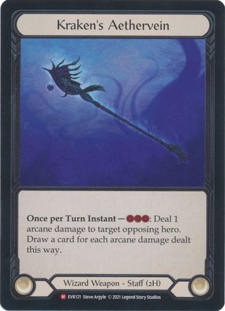 Kraken s Aethervein EVR121 Majestic Cold Foil 1st Edition Everfest 1st Edition Foil Singles Kraken s Aethervein EVR121 Majestic Cold Foil 1st Edition Everfest 1st Edition Foil Singles