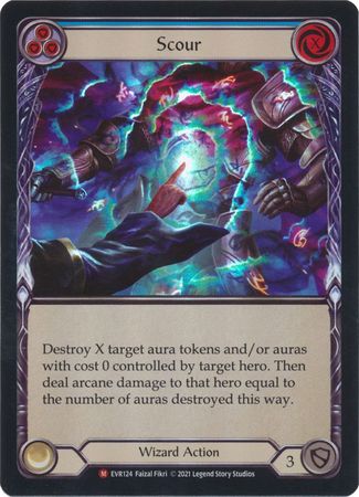 Scour EVR124 Majestic Rainbow Foil 1st Edition Everfest 1st Edition Foil Singles Scour EVR124 Majestic Rainbow Foil 1st Edition Everfest 1st Edition Foil Singles