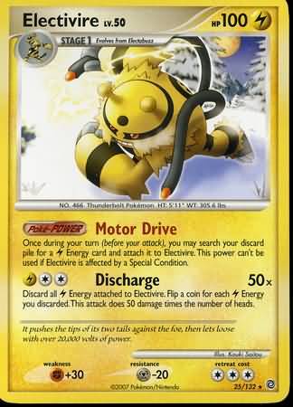 Electivire 25 132 Rare Electivire 25 132 Rare