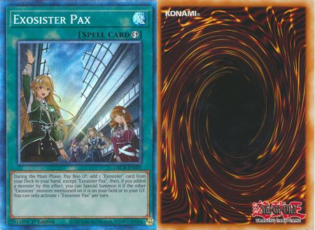 Exosister Pax - GRCR-EN021 - Top Left Crimp - Collector's Rare 1st Edition  21591