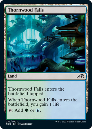 Thornwood Falls 279 302 Kamigawa Neon Dynasty Singles Thornwood Falls 279 302 Kamigawa Neon Dynasty Singles
