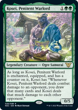 Kosei Penitent Warlord 026 038 Kamigawa Neon Dynasty Commander Singles Kosei Penitent Warlord 026 038 Kamigawa Neon Dynasty Commander Singles