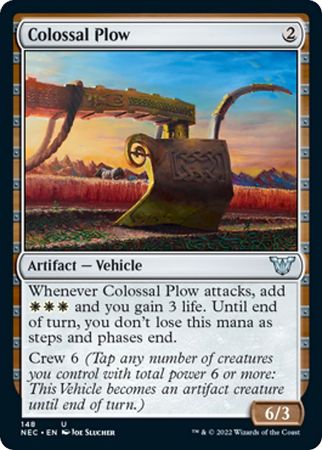 Colossal Plow 148 Kamigawa Neon Dynasty Commander Singles Colossal Plow 148 Kamigawa Neon Dynasty Commander Singles